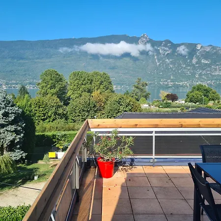Apartamento Duplex Vue Bourget- Terrasse-bord De La Lido